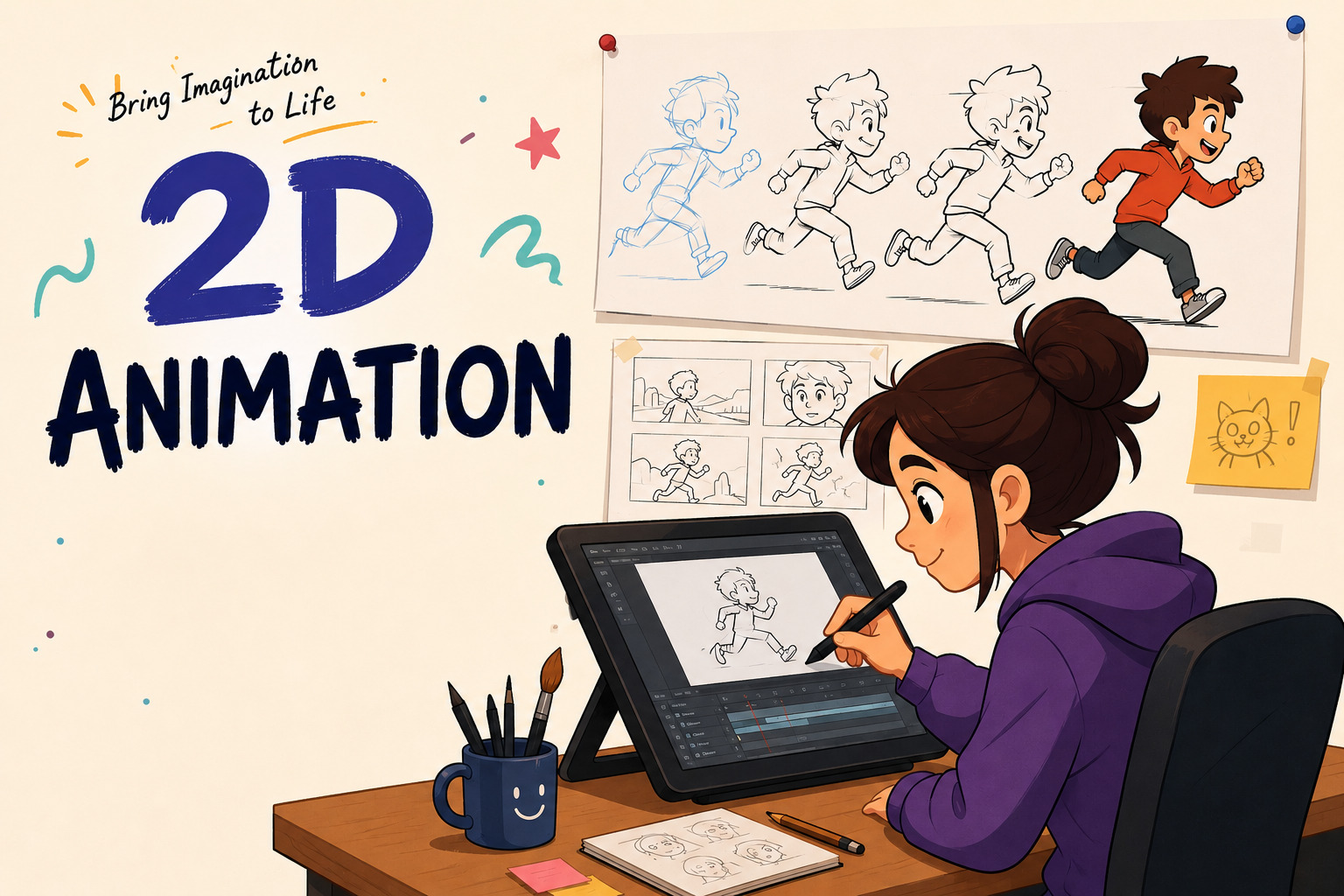 2D Animation course at Florintech Computer College Ojo Lagos